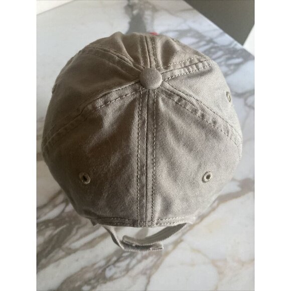 Cabela’s Khaki Distressed Adjustable Hat Cap - Picture 4 of 6